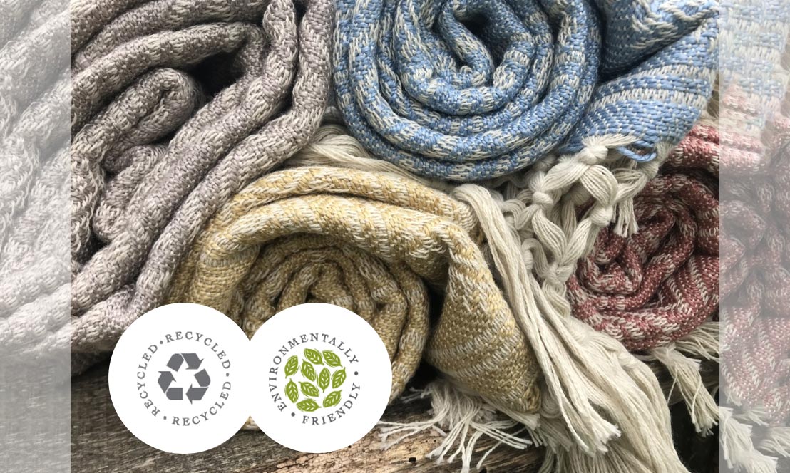 Made from 100% Recycled PET yarn!