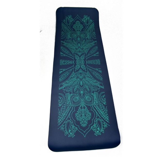 Beautiful Blue Mandala Pattern Yoga Mat | Zazzle