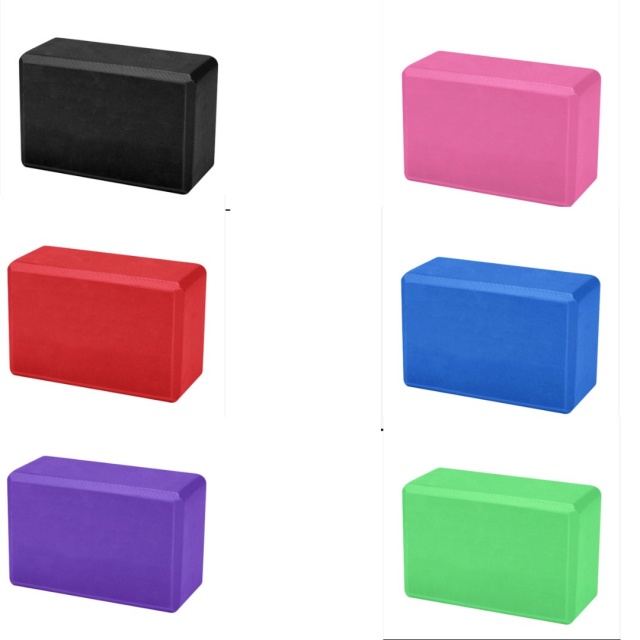 Fitness Yoga Block Foam Brick Stretching Yoga Gym Training Pilates Exercise  - Pioneer Recycling Services