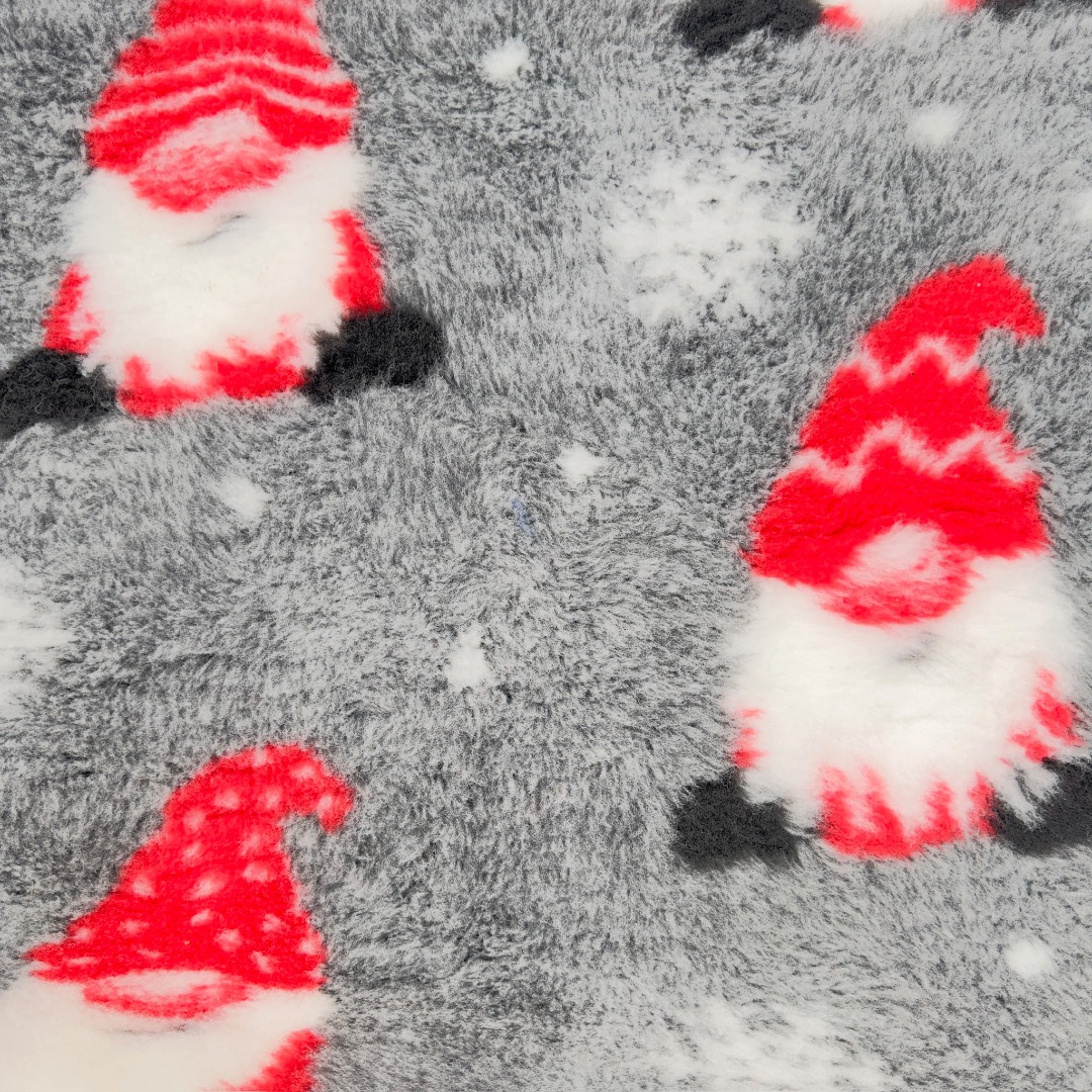 Christmas Festive GONK Vet Bedding Non-Slip back Bed Fleece for Pets