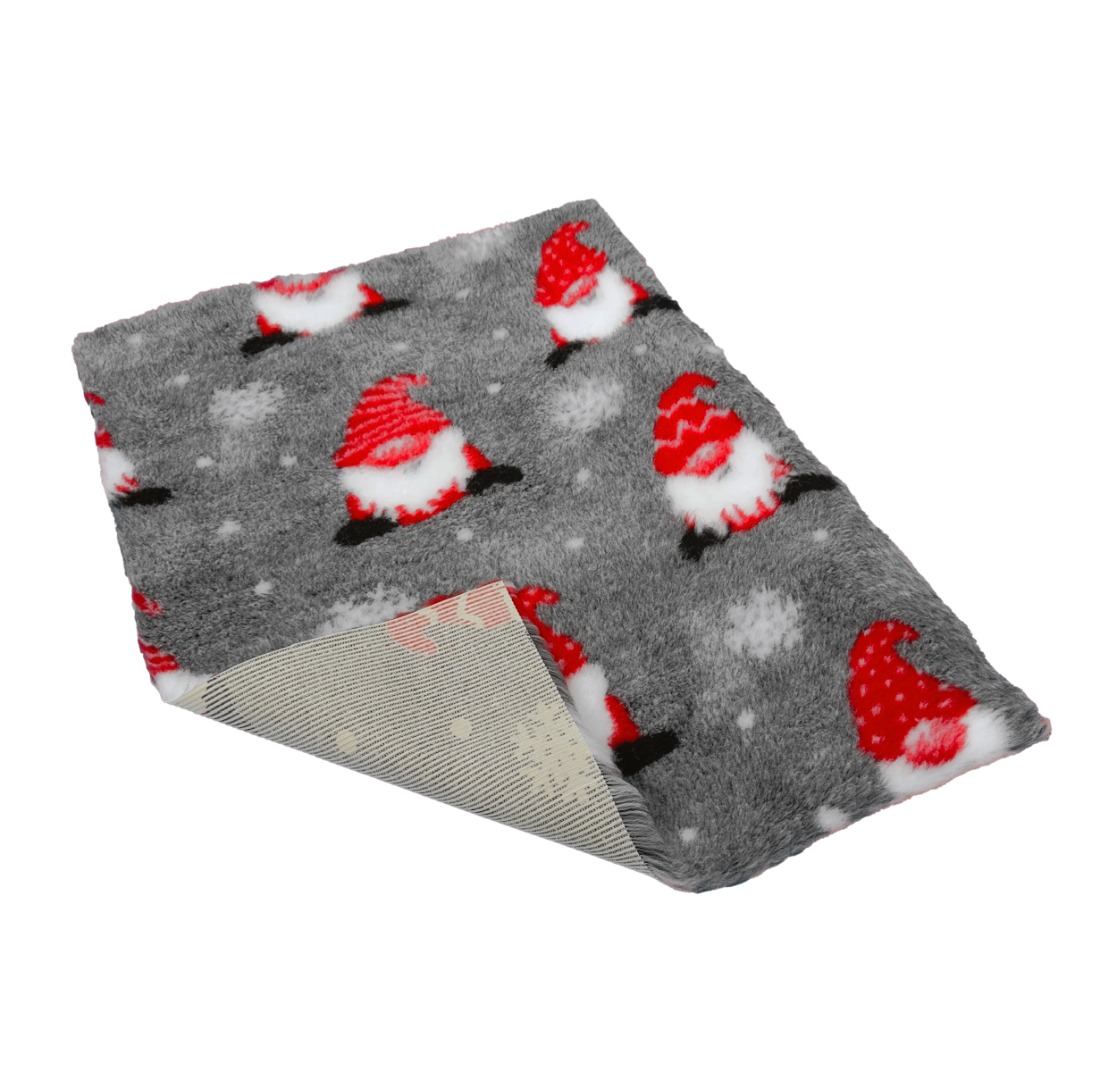 Christmas Festive GONK Vet Bedding Non-Slip back Bed Fleece for Pets