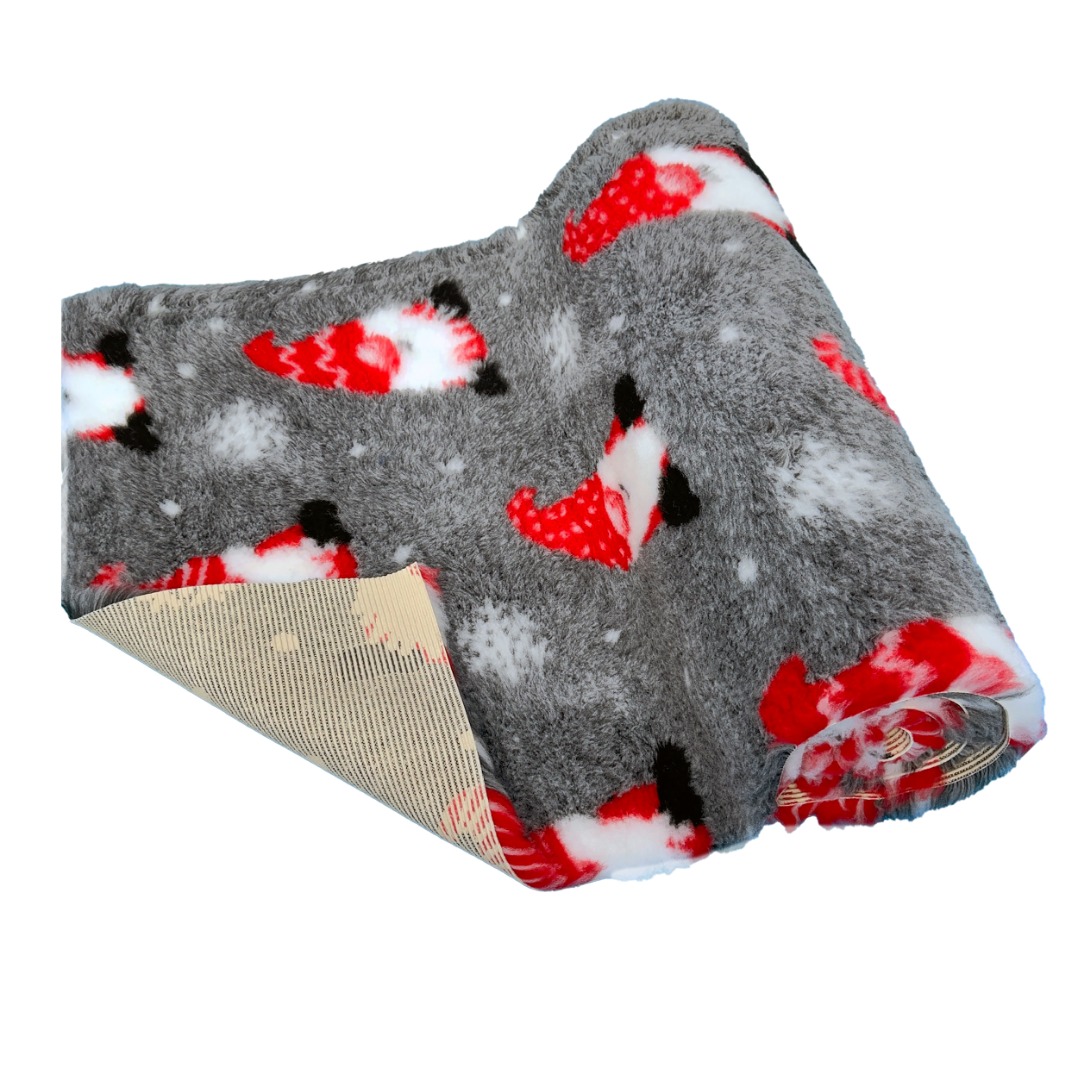 Christmas Festive GONK Vet Bedding Non-Slip back Bed Fleece for Pets