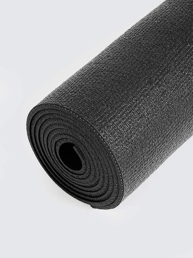 Onyx Black OEKO-TEX Yoga mat Long and wide 2 metres x 80cm x 4.5mm thick