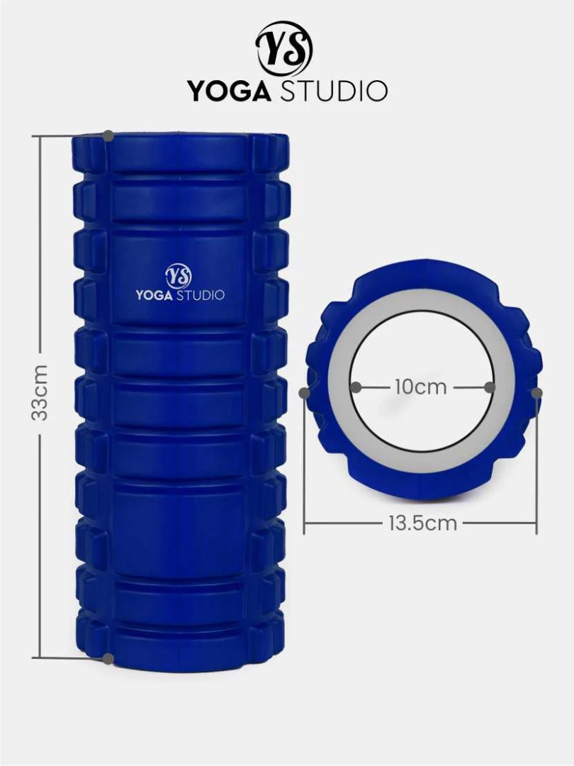 Blue Yoga Studio SMR Trigger point grid foam massage roller