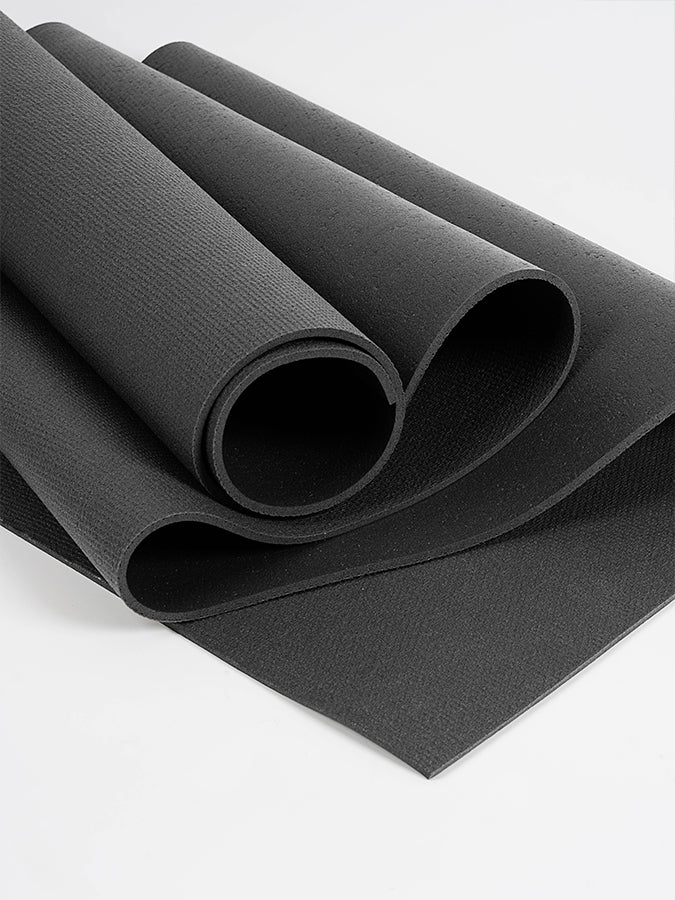 Black Yoga mat - sticky yoga mat 4.5mm Thick 183cm x 60cm