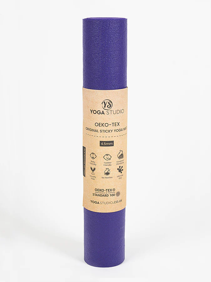 Purple Yoga mat - sticky yoga mat 4.5mm Thick 183cm x 60cm