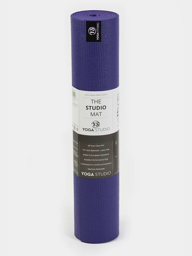 Purple Sticky yoga mat - 6mm 183cm x 61cm