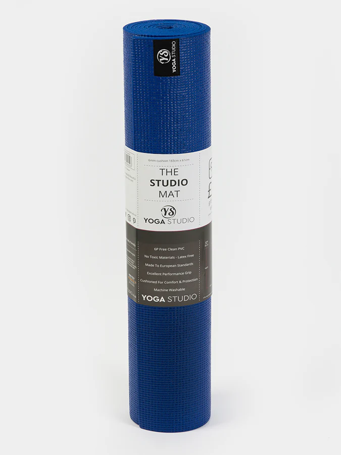 Blue Sticky yoga mat - 6mm 183cm x 61cm