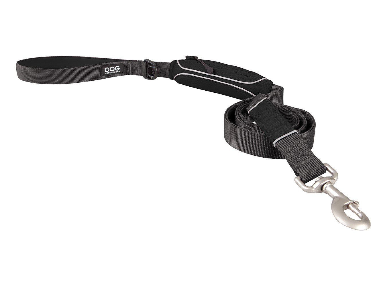 Black DOG Copenhagen Urban Trail Leash SALE v2 160cm 2.5cm