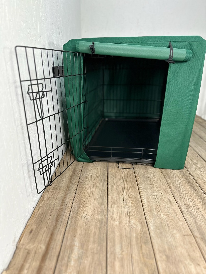 New Forest Green Waterproof Dog Cage Crate Travel Covers Made In The UK