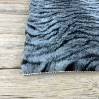 Tiger Print Grey Black high grade Vet Bedding non-slip back bed fleece for pets