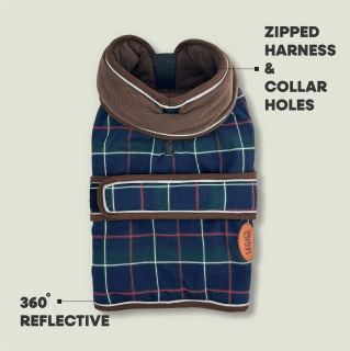 HugglePets Legacy Tartan Dog Coat