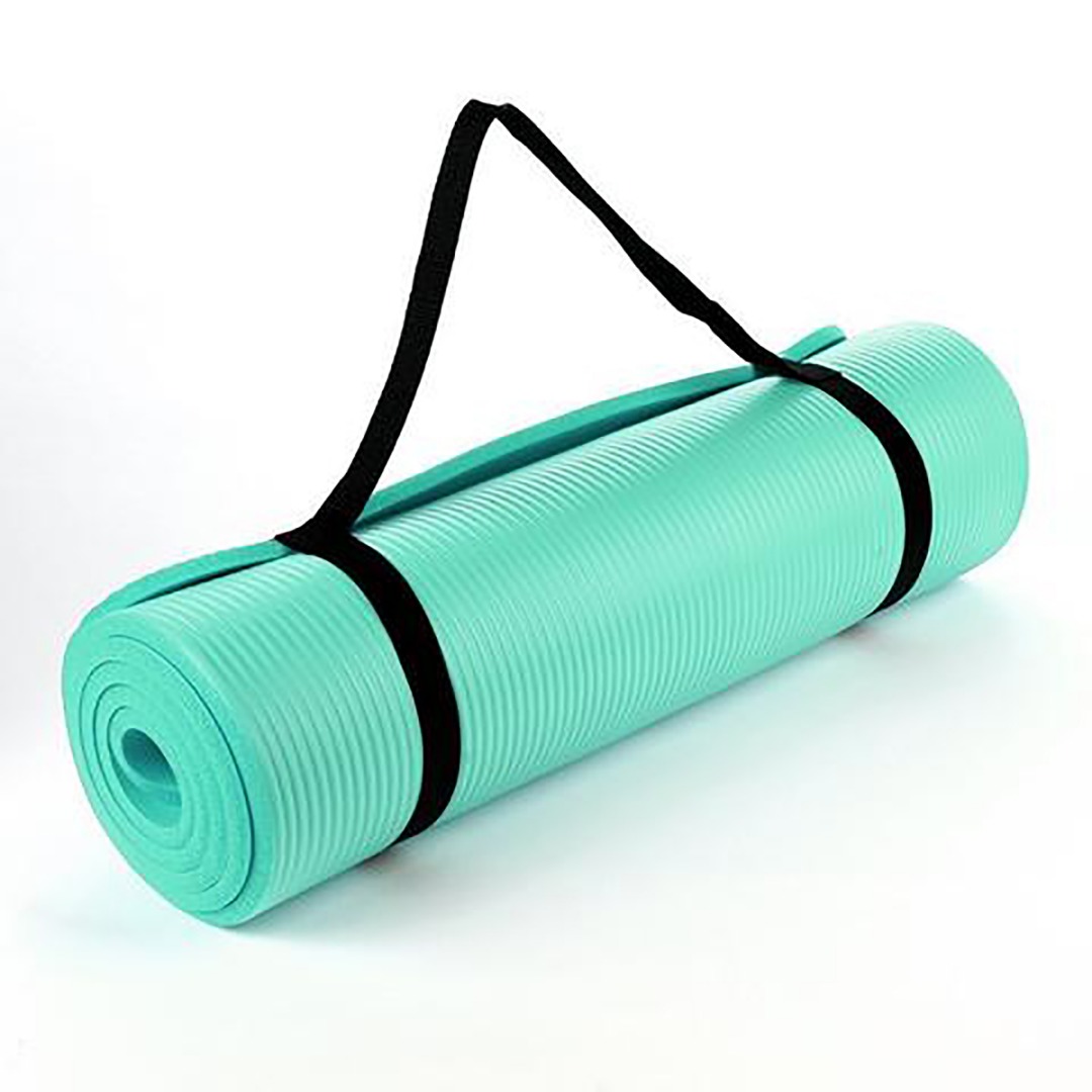 Retentie inschakelen Mededogen Turquoise 15mm NBR Thick Exercise Fitness Gym Yoga Mat 190cm X 62cm