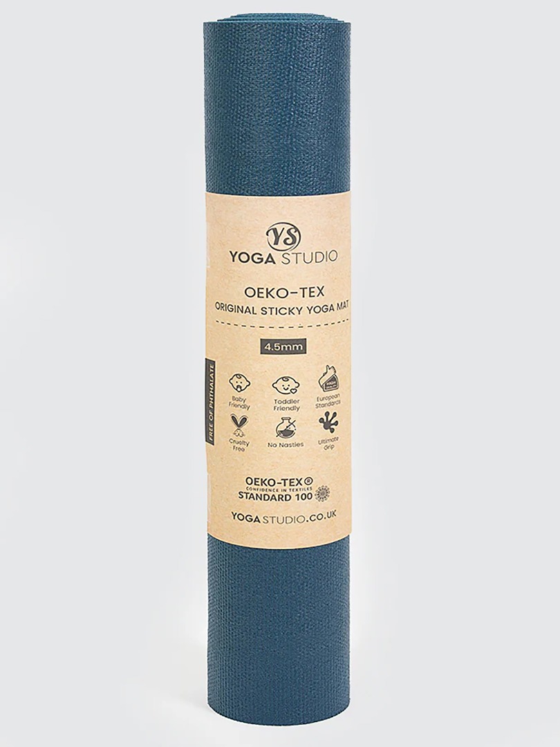 Aegean  Blue OEKO-TEX Yoga mat Long and wide 2metres x 80cm x 4.5mm thick