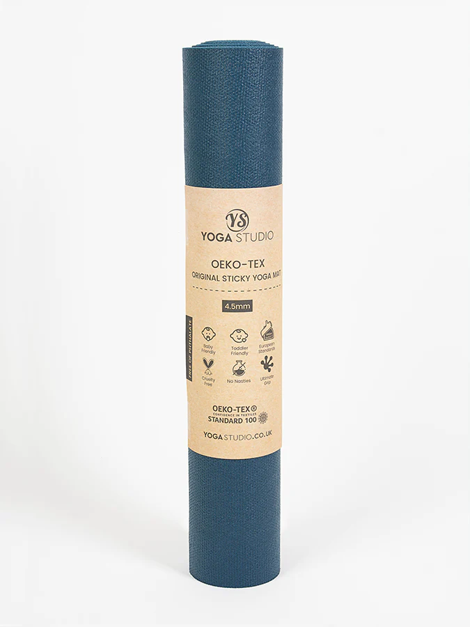 Blue Yoga mat - sticky yoga mat 4.5mm Thick 183cm x 60cm