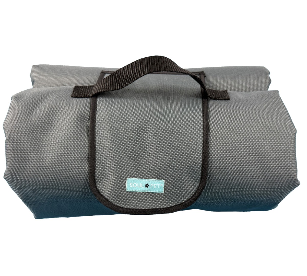 Grey Large Pet Travel Beach Picnic Blanket with Waterproof Backing Size: 150cm x 95cm