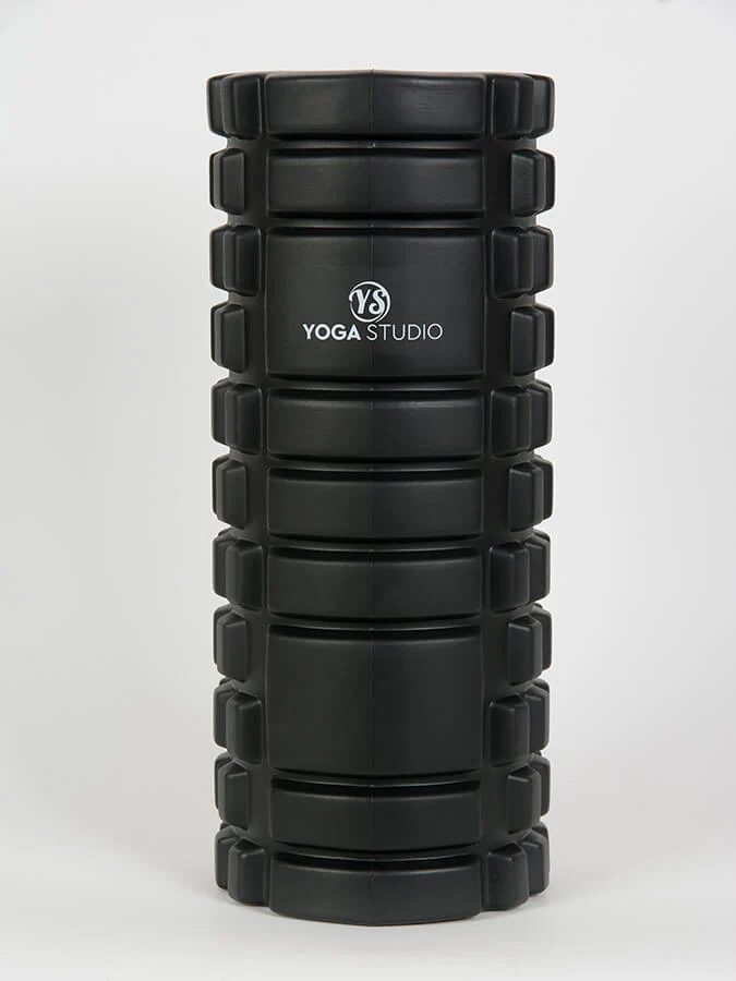 Black Yoga Studio SMR Trigger point grid foam massage roller