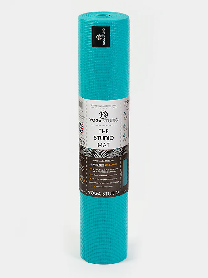 Turquoise Sticky yoga mat - 6mm 183cm x 61cm