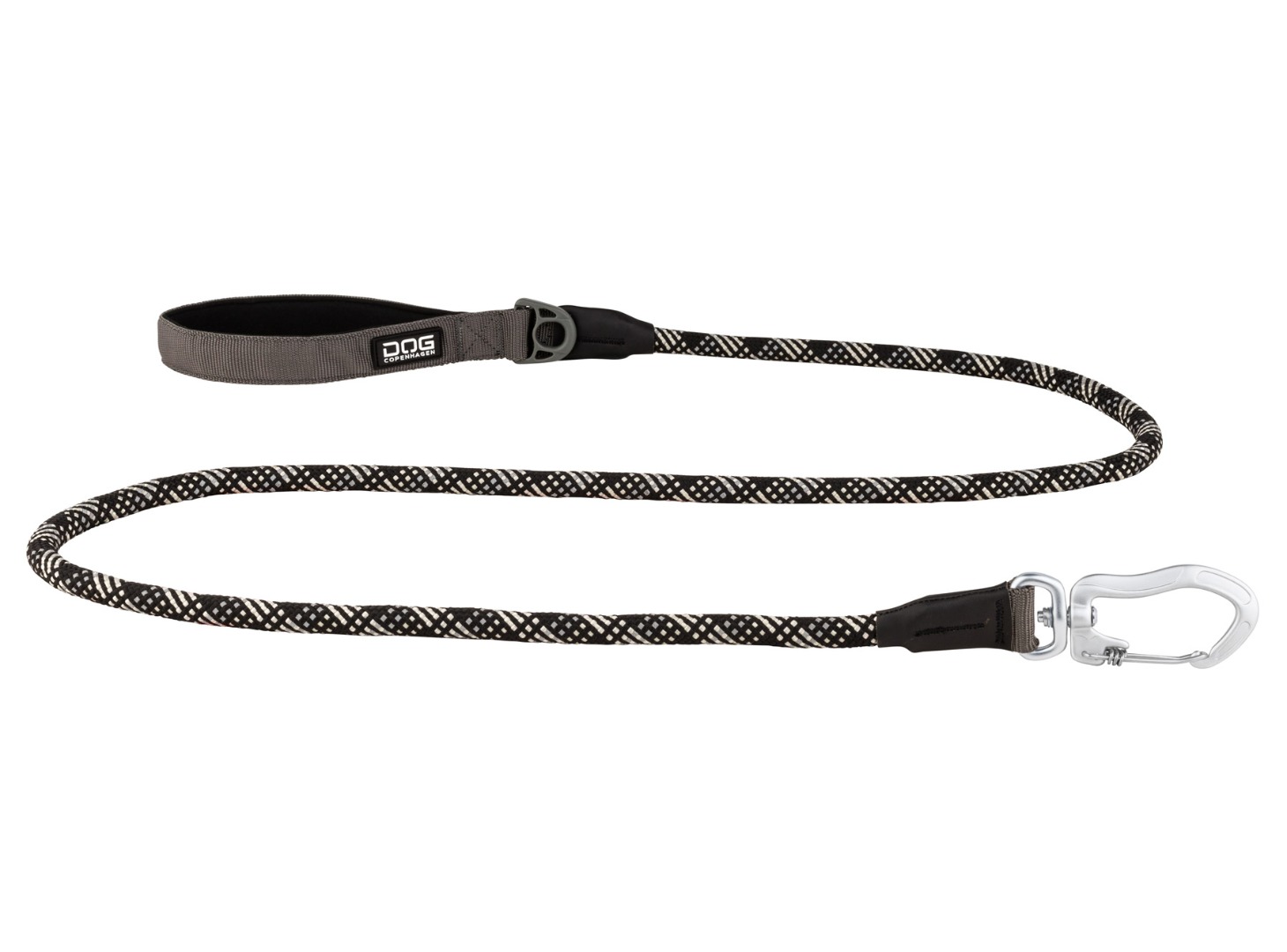 Black DOG Copenhagen Rope Leash, v2 160cm (63'') 11mm SALE