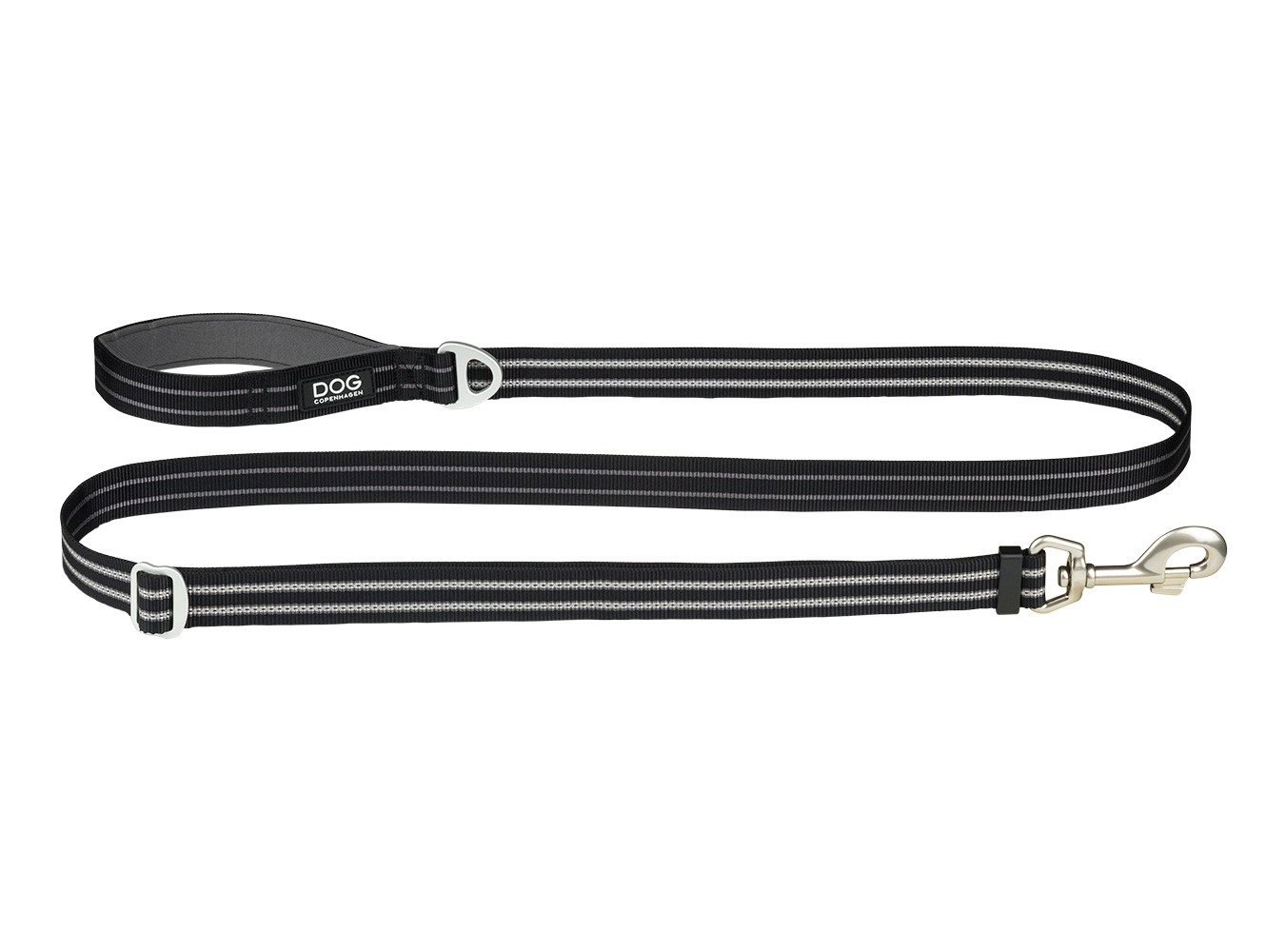 Black Dog Copenhagen Free Style Leash 115cm to 200cm 2.5cm width v2 Dog lead SALE